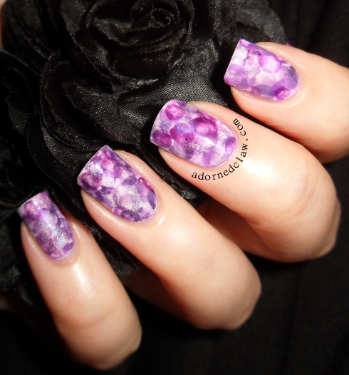 Purple Nimbus Nails