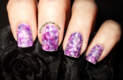 Purple Nimbus Nails